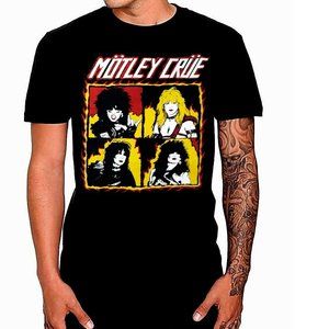 Motley Crue Shout At the Devil metal rock Official cotton T-Shirt XL NWT